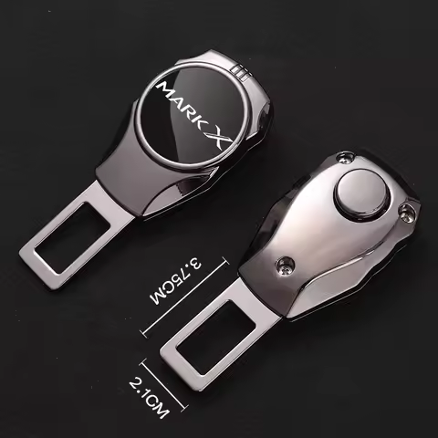 Car Interior Seat belt Clip Metal Extenders Car Accessories For TOYOTA MARK X