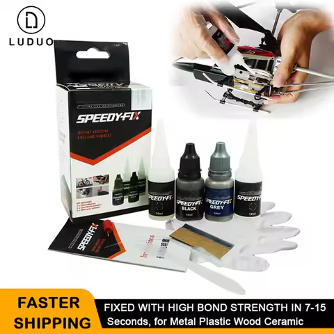Quick Caulk Fill Fillers Adhesives Sealants Caulk 7 Second Speedy Fix Liquid Bonding Metal Steel Pla