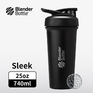 Blender Bottle Sleek按壓式不鏽鋼水壺/ 25oz/ 740ml/ 漆黑
