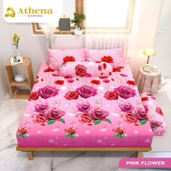 SPREI MOTIF PINK FLOWERS VALENTINE // SPREI MOTIF BUNGA PINK CANTIK AESTHETIC