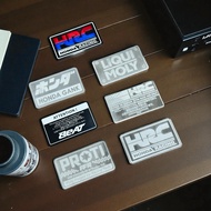 HRC LOGO STAINLESS HUNGGER EMBLEM / STAINLESS EMBLEM Car Sticker Emblem