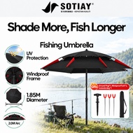 🔥2.6M🔥Payung Mancing Big Fishing Umbrella Adjustable Beach Sun Shade Payung Besar Khemah Camping Umb