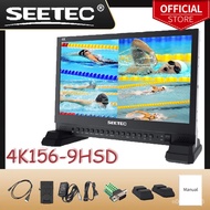 SEETEC 15.6" 4K Broadcast Monitor with IPS UHD 3840x2160 4xHDMI Quad Split Display 4K156-9HSD