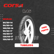 BAN MOTOR CORSA PLATINUM R46 90/80-17 TUBELESS BAN SOFT COMPOUND