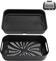 Grill Cooking Pot and Combo Crisper Basket for Ninja Foodi FG551 DG551 DG651 Series Grill, Air Fryin