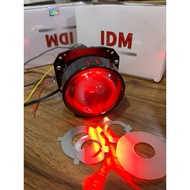 IDM LPM - Projector Biled 2.5INC white Lens Flat Cut Plus Original IDM LPMDEVIL