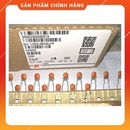 [ 50 pieces ] ORANGE YELLOW CERAMIC CAPACITOR 5 % 500V => (22pF, 33pF, 100pF, 220pF )