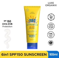 Luxe Organix 6in1 SPF150 Sunscreen 100ml (Face & Body)