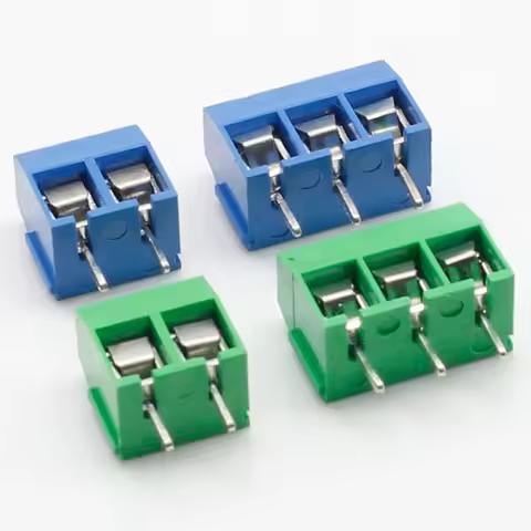 100PCS/Lot KF301-2P KF301-3P KF301-5.0-3P KF301 Screw 3Pin 5.0mm Straight Pin PCB Screw Terminal Blo