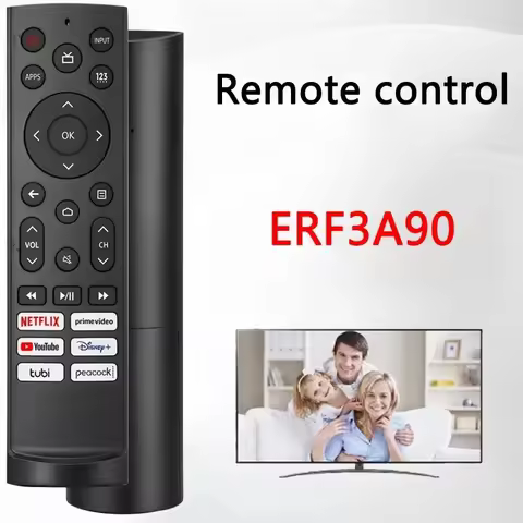 ERF3A90 Replacement Remote Control for Hisense Android TVs, UHD 4K ULED Smart TV