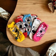 《西村裕二》熊貓 兔子 狸貓 襪子 玩偶
