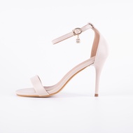 MellowCo รองเท้าส้นเข็มรัดข้อหนังแมท สูง 3.5 นิ้ว รุ่น Call Me Camellia 22-5117