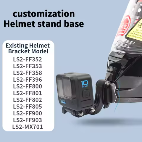 Premium Customized Motorcycle Helmet Aluminium Chin Action Camera Mounts for GoPro accessories for L