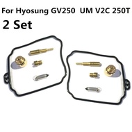 【SUFA】For Hyosung GV250 Aquila UMV2C Carburetor Repair Rebuild Main Jet Pilot Jet Kit