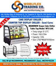 CAKE DISPLAY CHILLER TABLE TOP Brandnew WORLFLEX DIRECT Supplier