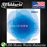 Daddario H310 4/4M Helicore Violin String Set Medium Tension 4/4 Scale String Daddario (H 310)