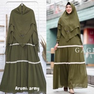 ARUMI by Gagil Fashion gamis syari set khimar cerutty babydoll