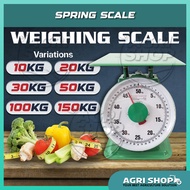 Agrishop Mechanical Weighing Scale 10KG 20KG 30KG 50KG 100KG 150KG Dial Spring Scale Flat Top / Tray