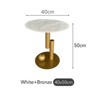 โต๊ะกลางโซฟา โต๊ะรับแขก ลายหินอ่อนโต๊ะกาแฟโต๊ะกลางห้องรับแขก เรียบหรู ทองเหลืองด้าน Coffee Tables Go