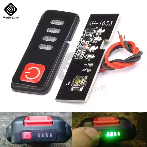 Lithium Battery Display 5S 18V 21V Electric Drill Screwdriver Battery Capacity Indicator LED Display
