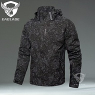 Eaglade Motorcycle Riding Bomber Rider Jacket Waterproof Windbreaker For Men With Anti-Fouling And S