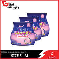 Combo 3 Băng vệ sinh Diana Sensi băng quần size S-M-1909