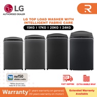 LG 15KG|17KG|20KG|24KG Inverter Top Load Washer TV2515DV3B TV2517SV3B TV2520SV7K TV2724SV9K