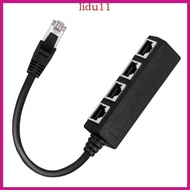 LID RJ45 Networking Splitter Cable 1 Male to 4 Female RJ45 Ethernet Cable Splitter