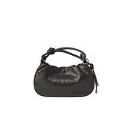 BLANK SPACE|Celia Genuine Leather Knot Pleated Bag