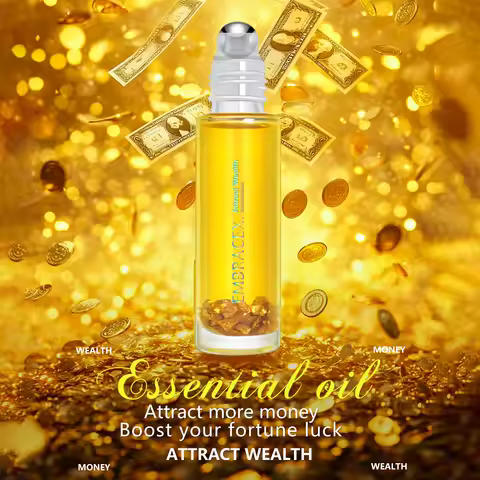 20ml Attract Wealth Perfume Essential Oil Rollerball Perfume gifts Roller Perfume Attract more money