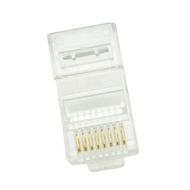 RJ45 Crystal Head Ethernet Header Cable End Connector Plug Telephone Connector Network Connector