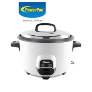 PowerPac Rice Cooker,  Commercial Rice Cooker, Big Rice Cooker 8.0L with 'Non Stick' Inner Pot (PPRC80)