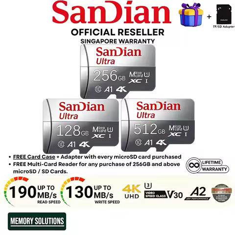 High Speed Micro SD 64GB 128GB Memory Card UHS-I U3 V30 TF Card for PS Vita PSP Game Console Storage