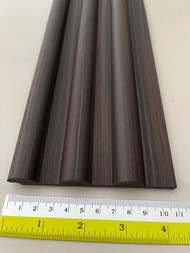 9ft/10ft Fluted Wall Panel - Premium Wood texture Waterproof PS and WPC DIY Wainscoting