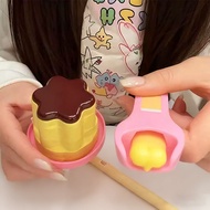 ️coco ️Eco-friendly mini pudding-shaped playhouse parent-child interaction. safe toy