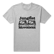 Drum and Bass Clubbing Turntables Decks Music DNB Man Junglist Movement T Shirts MenCotton O Neck Me