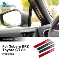 AIRSPEED Carbon Fiber For Subaru BRZ Toyota 86 GT86 2012-2020 Car A-pillar trim Sticker Interior Mod