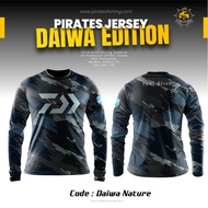 Pirate Fishing Shop Baju PANCING DAIWA Natural Edition High Quality Natural Edition DAIWA Fishing Shirt 2024