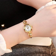 [Xinhengli] DZG Luxury Watch For Women Small Round Dial Classic Bracelet Ladies Trendy Casual Quartz Wristwatch