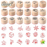 MERLYMALL 6pcs/set Blessing Greeting Words Stationery Art Craft Thank You Happy Birthday Painting Dr