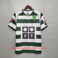 SFC 01-03 Sporting Home Retro Soccer Jersey Football #RONALDO 28