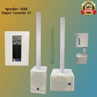 Speaker Aktif Huper Genesis 3.1 - Putih / Huper Genesis 3.1 Putih Ori