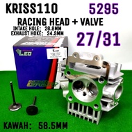 LEO HEAD KRISS110 RACING HEAD ＋VALVE 27/31 LEO