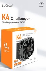 CPU散熱器 PC Cooler K4 BK