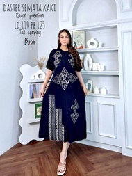 Batik Usman - Terbaru Daster Semata Kaki - daster kekinian - daster busui - daster twill rayon - das