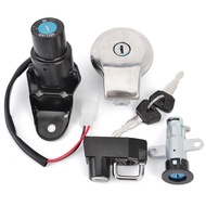 Motorcycle Fuel Gas Cap Ignition Switch Seat Lock with Key Kit For Yamaha XV400 Virago 1991-1994 3JB