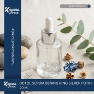 BD SERUM PIPETTE BOTTLE 20MLBENING BD CLEAR 20/ ML WHITE RUBBER SILVERRing SET (BD BENING 20)