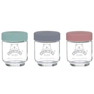 【Import】 British KILNER lead-free small glass bottle kitchen stewed birds nest sub-bottling snack yo