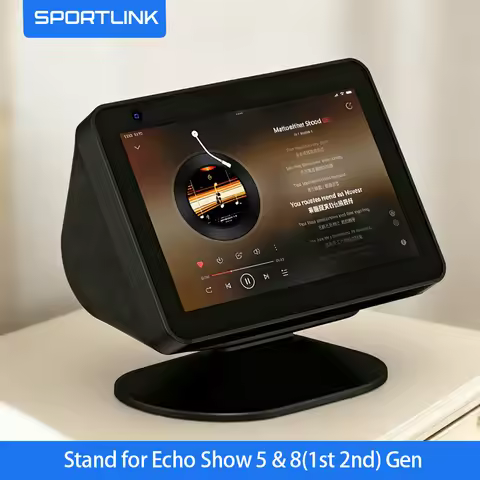 SPORTLINK Adjustable Echo Show 5 8 1st 2nd Gen Stand Ergonomic Viewing Angle Stable Anti-Slip Space-