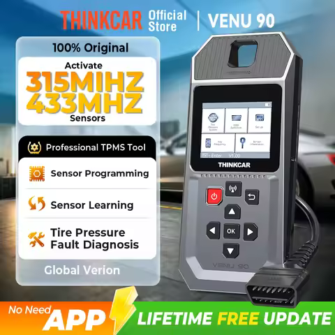 THINKCAR VENU 90 Car Tire Pressure Diagnose Tool Automotive TPMS Sensor Programming Learning Activat